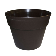 Cserép 22cm barna J. kerti tárolás