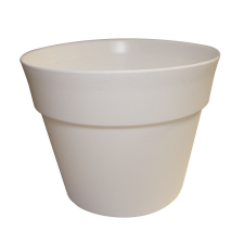 Cserép 22cm fehér J. kerti tárolás