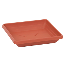  Cserépalátét Lotus szögletes 18 cm x 18 cm terrakotta kerti dekoráció