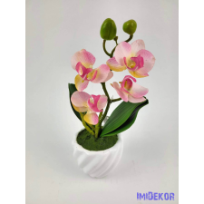  Cserepes gumi orchidea 22 cm - Púder Rózsaszín dekoráció