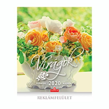 CSG Falinaptár CSG 300x340mm álló Virágok 2020. naptár, kalendárium