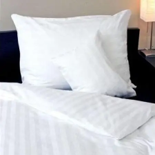  Csíkos damaszt szállodai félpárnahuzat 10 db-os csomag lakástextília