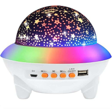Csillag Projektor Bluetooth Hangszóró Távirányítóval -Crystal Magic Ball Light éjjeli fény