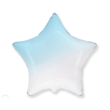 Csillag White-Blue Star, Csillag fólia lufi 50 cm (WP) party kellék