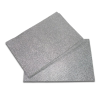  Csillámos dekorgumi 2mm 10db/csomag - Ezüst