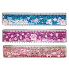 Csillámos vonalzó 20 cm 1 db 033474 vonalzó