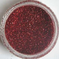  Csillámpor piros körömdíszítő