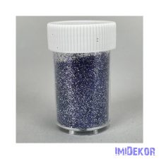  Csillámpor tégelyben 30ml - Antracit dekorációs kellék