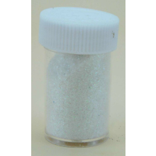  Csillámpor tégelyben 30ml - Fehér dekorációs kellék
