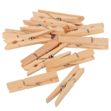  Csipesz fa natúr 4,8cm 12d darabos csomag dekorációs kellék