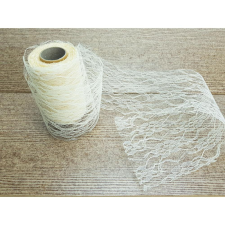  Csipke szalag ekrü 9-11cm*9,3m dekorációs kellék