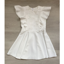  Csipkés lány egész ruha, törtfehér lányka ruha