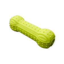  Csipogós gumicsont kutyáknak - sárga játék kutyáknak