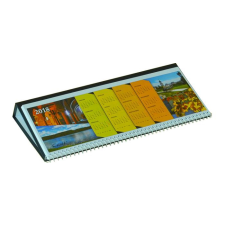 Csízió "Öko" Fekvő Asztali Naptár - Fekete naptár, kalendárium