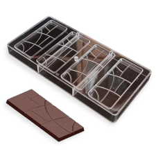  Csoki és bonbonforma polikarbonát szabálytalan vonal minta sütés és főzés