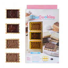  Csokis keksz készítő kiszúró szett-húsvét sütés és főzés