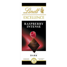 Csokoládé LINDT Excellence Raspberry málnás étcsokoládé 100g csokoládé és édesség