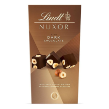  Csokoládé LINDT Nuxor mogyorós étcsokoládé praliné 150g csokoládé és édesség