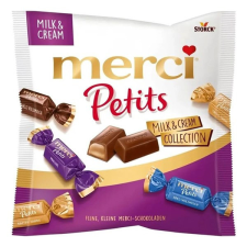  Csokoládé MERCI Petits desszert milk&amp;cream 125g csokoládé és édesség