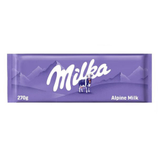 Csokoládé MILKA Alpesi tejcsokoládés 270g csokoládé és édesség