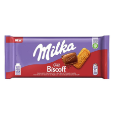Csokoládé táblás MILKA Biscoff 90 g csokoládé és édesség