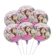 Csokor 5 Elsa lufi - Boldog születésnapot, 45 cm party kellék
