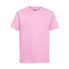 Csomag akciós póló (minimum 3 db) Gyerek rövid ujjú póló Russell Europe Kids' Slim T-Shirt -2XL (152/11-12), Édesség rózsaszín