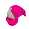  Csomós sapka, egyszínű, fuchsia
