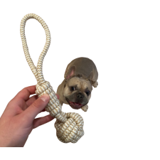  Csomózott kötél játék, 35 cm játék kutyáknak