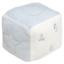Csörgő kocka 8*8*8 cm kék csörgő