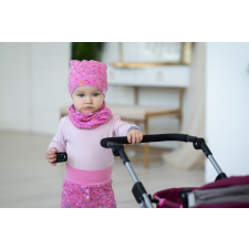  Csősál, szerencsepatkó, rózsaszín babasapka, sál