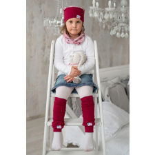  Csősapka, szívpár, bordó babasapka, sál