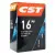 CST (Vélo) CST 16 x 1.90-2.125 belső gumi, standard szelep, 48 mm CST (Vélo)  Bicikli alkatrészek Kerékpár alkatrészek Bicikli belső gumik