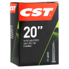 CST (Vélo) CST belső gumi 20 x 1.0-2,35, Presta szelep 48 mm CST (Vélo) Bicikli alkatrészek Kerékpár alkatrészek Bicikli belső gumik