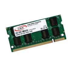 CSX 2GB /533 Alpha DDR2 SoDIMM Notebook RAM memória (ram)