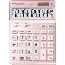 CTIFREE CL-140E PINK ergonómikus számológép (CL-140E PINK) számológép