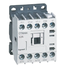  CTX3 Mini ip. mágneskapcsoló 3P 12A 1NY 24V AC 417050 Legrand villanyszerelés