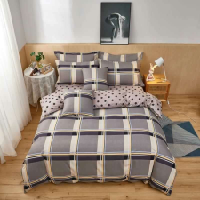 Cube Gray cube 6 részes flanel ágyneműhuzat lakástextília
