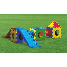 Cubic Toy E Model dupla házikós csúszda csúszda