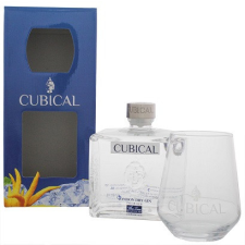  Cubical Premium Botanic Gin 40% pdd. + pohár gin