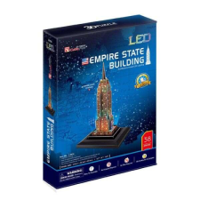 CubicFun 3D LED puzzle 82 db-os Empire State Building puzzle, kirakós