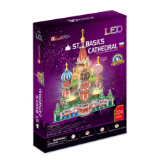  CubicFun 3D LED puzzle Szent Bazil-székesegyház puzzle, kirakós