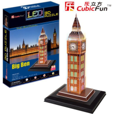 CubicFun 3D Puzzle Big Ben LED Világítással (L501H) puzzle, kirakós