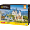 CubicFun 3D puzzle játék 121 darabos National Geographic Neuschwanstein kastély