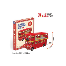 CubicFun 3D puzzle mini Londoni emeletes busz 66 db-os puzzle, kirakós