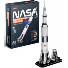 CubicFun 3D puzzle -NASA- Apollo Saturn V űrrakéta-136db-os puzzle, kirakós