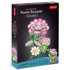  CubicFun Carnation Flower Bouquet 3D Puzzle - Szegfű kiscsokor W3300h puzzle, kirakós