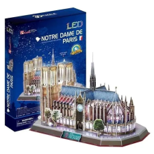 CubicFun Notre Dame, világító 3D puzzle, 149 db puzzle, kirakós