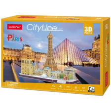  CubicFun Paris City Line 3D Puzzle MC254h puzzle, kirakós