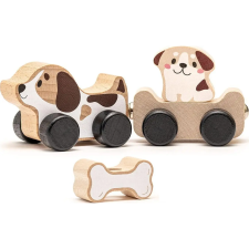 CUBIKA Wise Dogs Fa Játékcsont 15443 (6515443) kisvasút